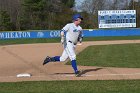 Baseball vs Suffolk  Wheaton College Baseball vs Suffolk University. - (Photo by Keith Nordstrom) : Wheaton, baseball